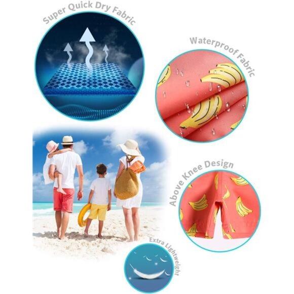 Kids‎ Boys Swim Trunks Toddler Swim Shorts  Bathing Suit Swimsuit for Summer - Picture 4 of 6